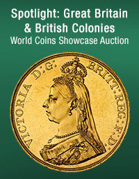 August 3 Spotlight: Great Britain & British Colonies World Coins Showcase Auction