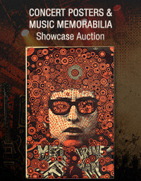 August 9 Concert Posters & Music Memorabilia Showcase Auction