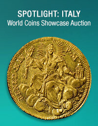 August 25 Spotlight: Italy World Coins Showcase Auction