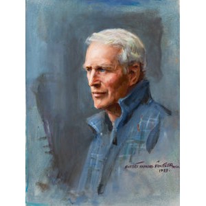 Everett Raymond Kinstler (American, 1926-2019) Paul Newman, 1989