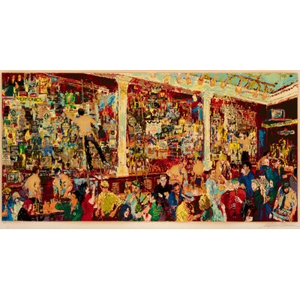 LeRoy Neiman (1921-2012) F.X. McRory's Whiskey Bar, 1980