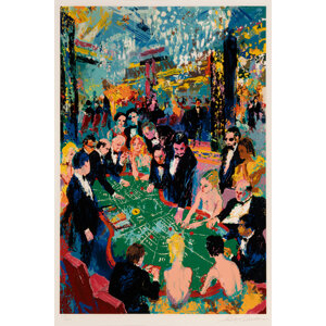 LeRoy Neiman (1921-2012) Baccarat, 1994