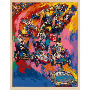 LeRoy Neiman (1921-2012) Indy Start, 1973