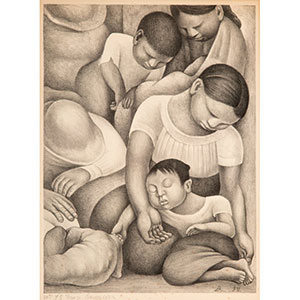 Diego Rivera (1886-1957) El Sueño (La Noche de los pobres), 1932