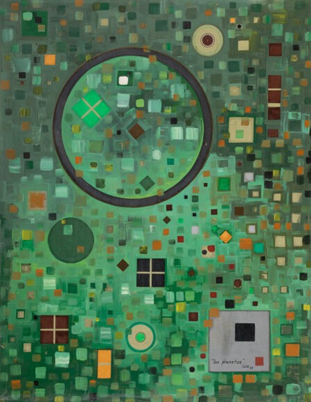 Dolores (Loló) Soldevilla (1901-1971) Los Planetas No.5 (from Cartas Celestes series), 1959