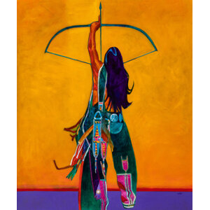 John Nieto (American, 1936-2018) Plains Archer, 2008