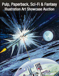August 11 Pulp, Paperback, Sci-Fi and Fantasy Illustration Art Showcase Auction