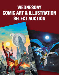 August 12 Wednesday Comic Art & Illustration Select Auction
