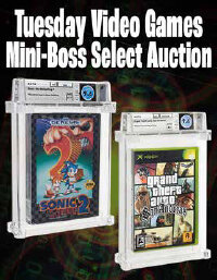 August 18 Tuesday Video Games Mini-Boss Select Auction