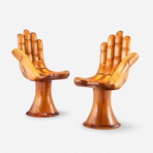Pedro Friedeberg Pair of Hand Chairs