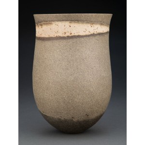 Jennifer Lee (British, b. 1956) Peat, dark base, speckled band, shelf rim, 2000