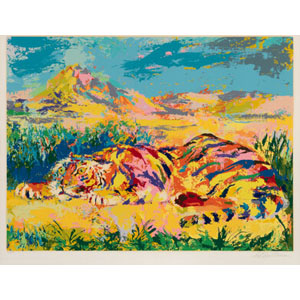 LeRoy Neiman (1921-2012) Delacroix Tiger, 1977