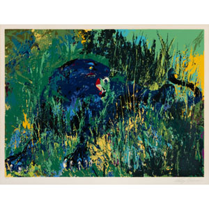 LeRoy Neiman (1921-2012) Black Panther, 1975