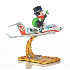 Alec Monopoly (b. 1986) Rich Airways, 2021