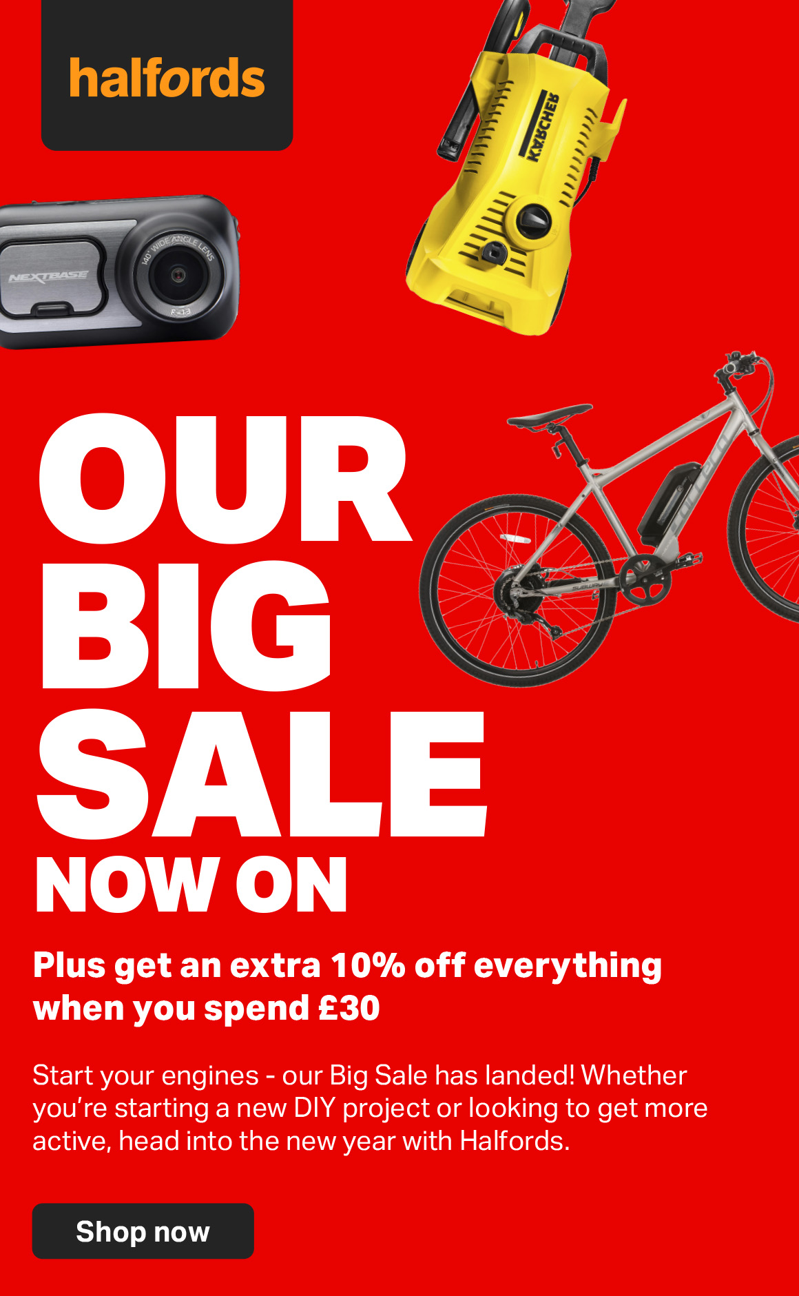 OUR BIG SALE NOW ON