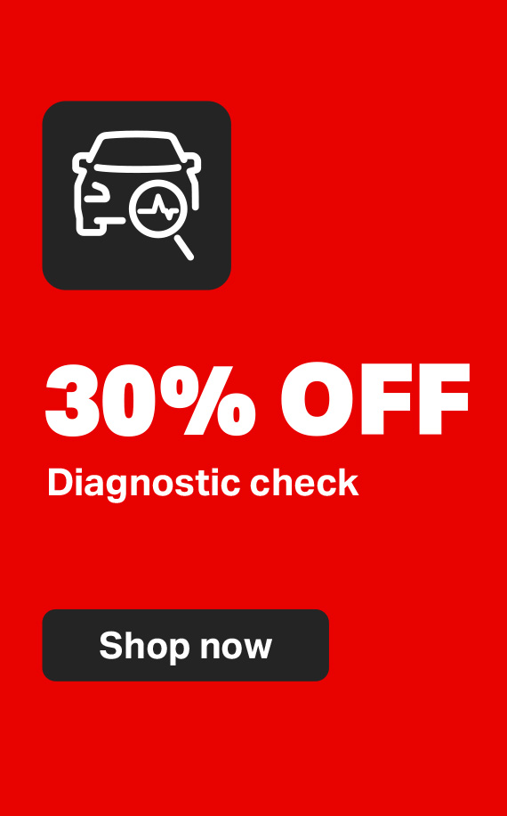 30% off diagnostic check