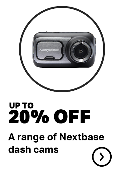 UP TO 20% OFF A RANGE OF NEXTBASE DASH CAMS