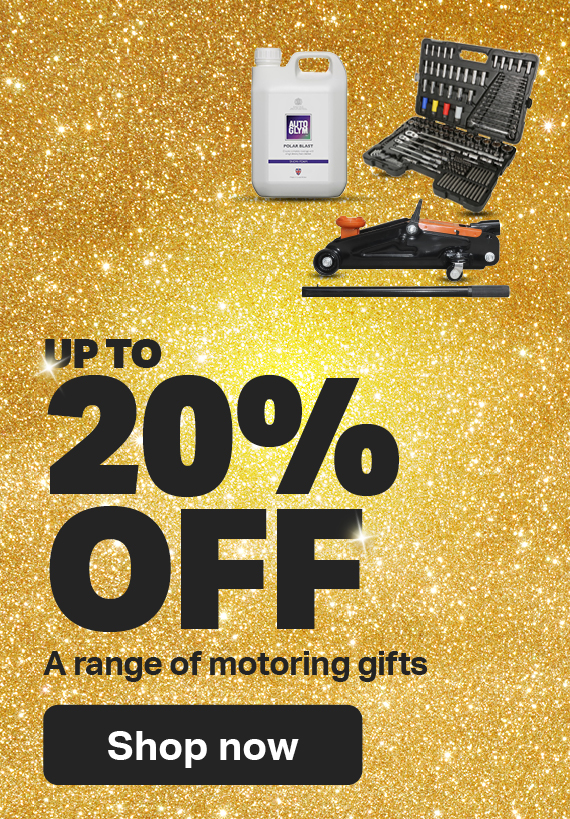 UP TO 20% OFF A RANGE OF MOTORING GIFTS