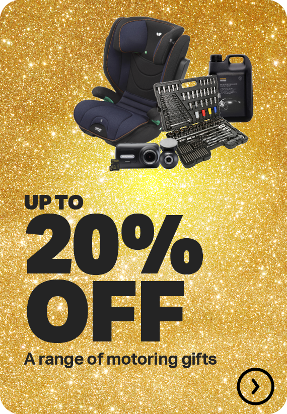 UP TO 20% OFF A RANGE OF MOTORING GIFTS