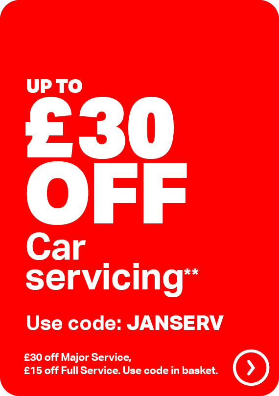 UP TO £30 OFF CAR SERVICING**