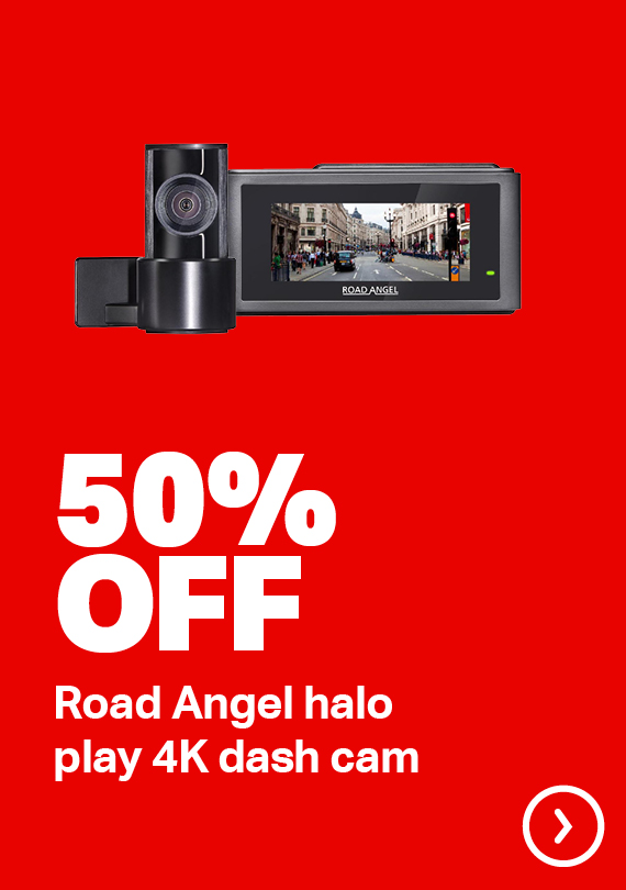 50% OFF ROAD ANGEL HALO PLAY DASH CAM
