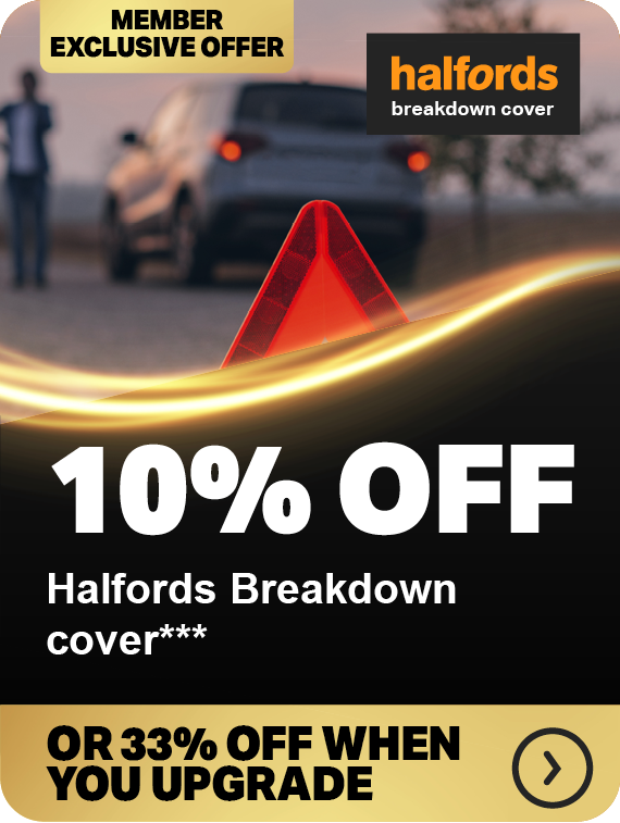 10% OFF HALFORDS BREAKDOWN COVER***