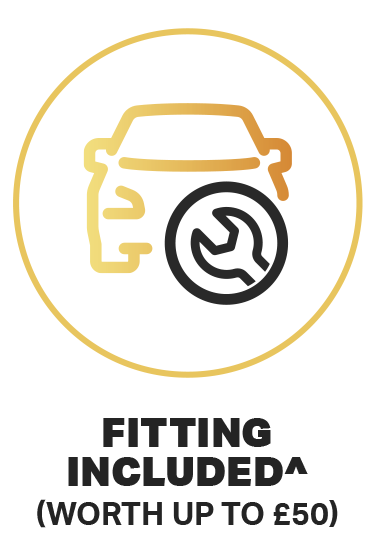 FITTING INCLUDED^ (WORTH UP TO £50)