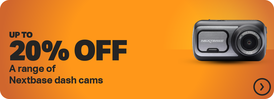 UP TO 20% OFF NEXTBASE DASH CAMS