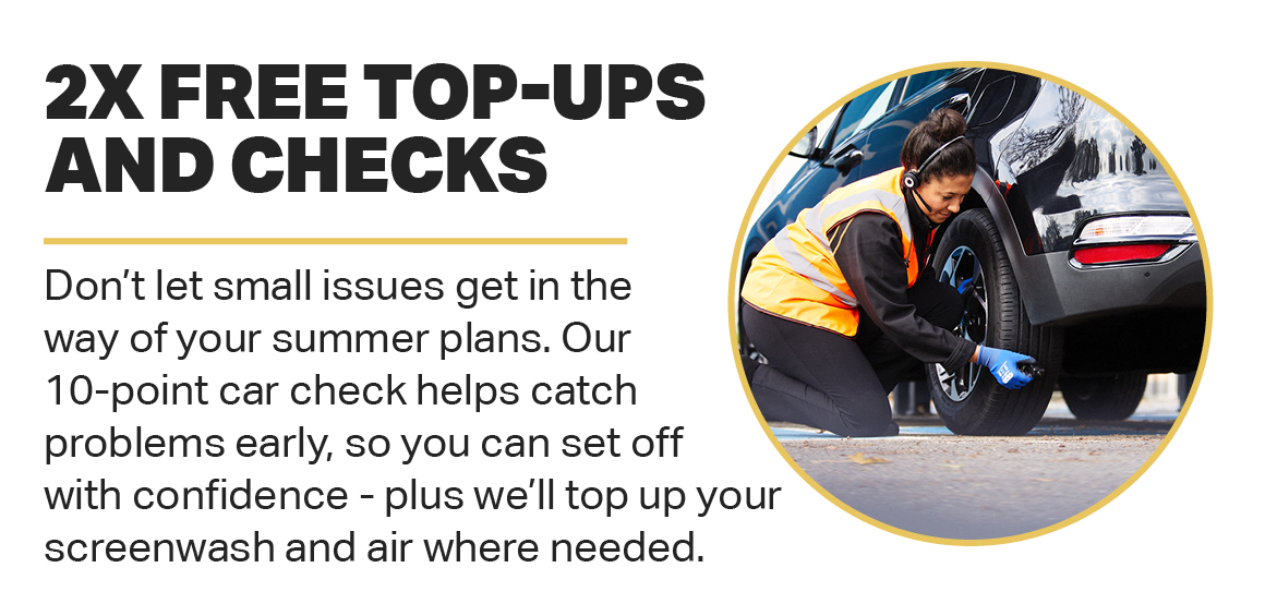 2 X FREE TOP-UPS AND CHECKS - JOIN NOW