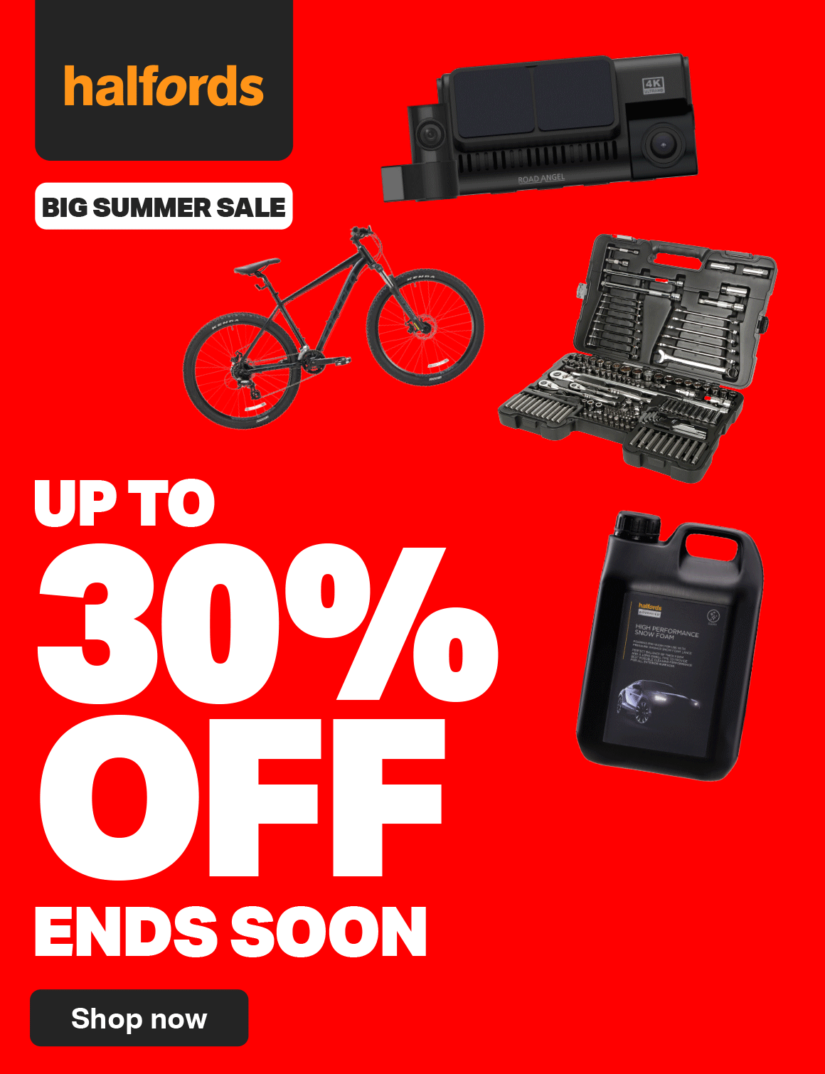 UP TO 30% OFF ENDS SOON