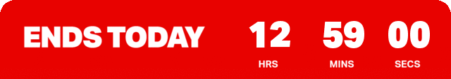 ENDS TODAY