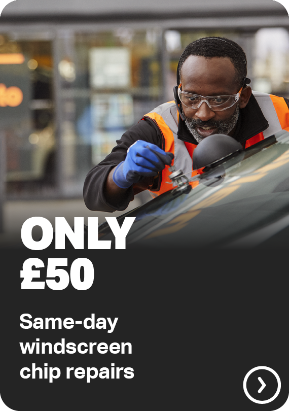 SAME-DAY WINDSCREEN CHIP REPAIRS. ONLY £50