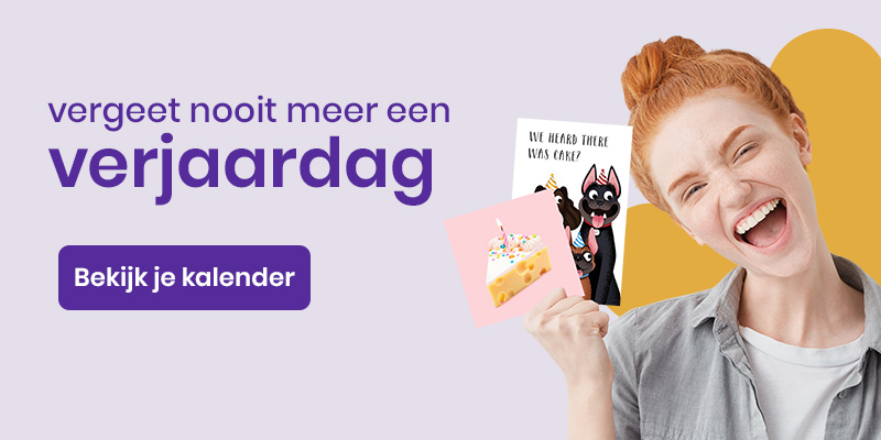 Vergeet nooit meer een verjaardag