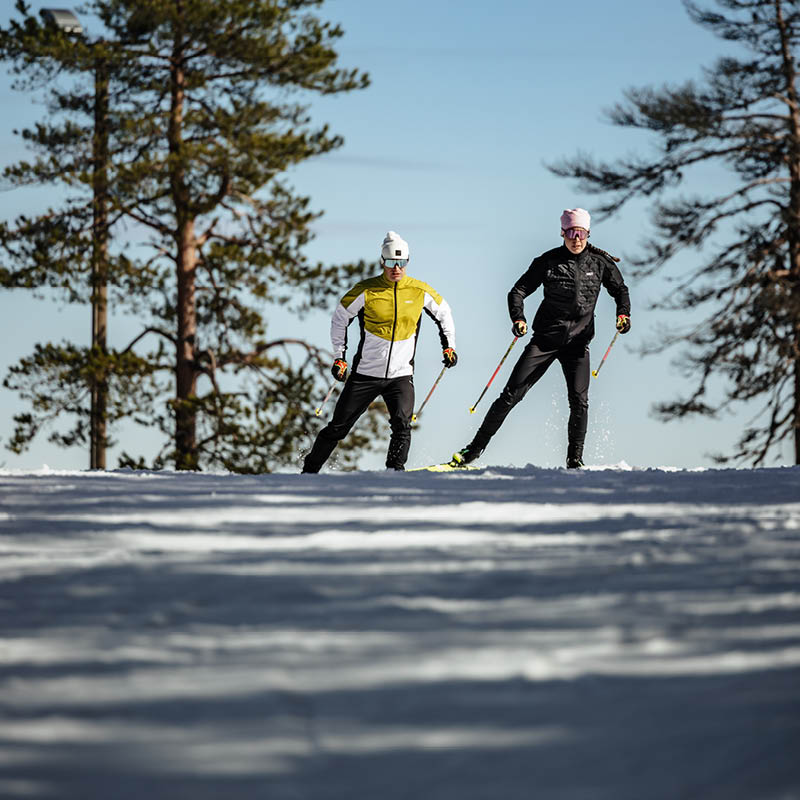 cross-country skiing