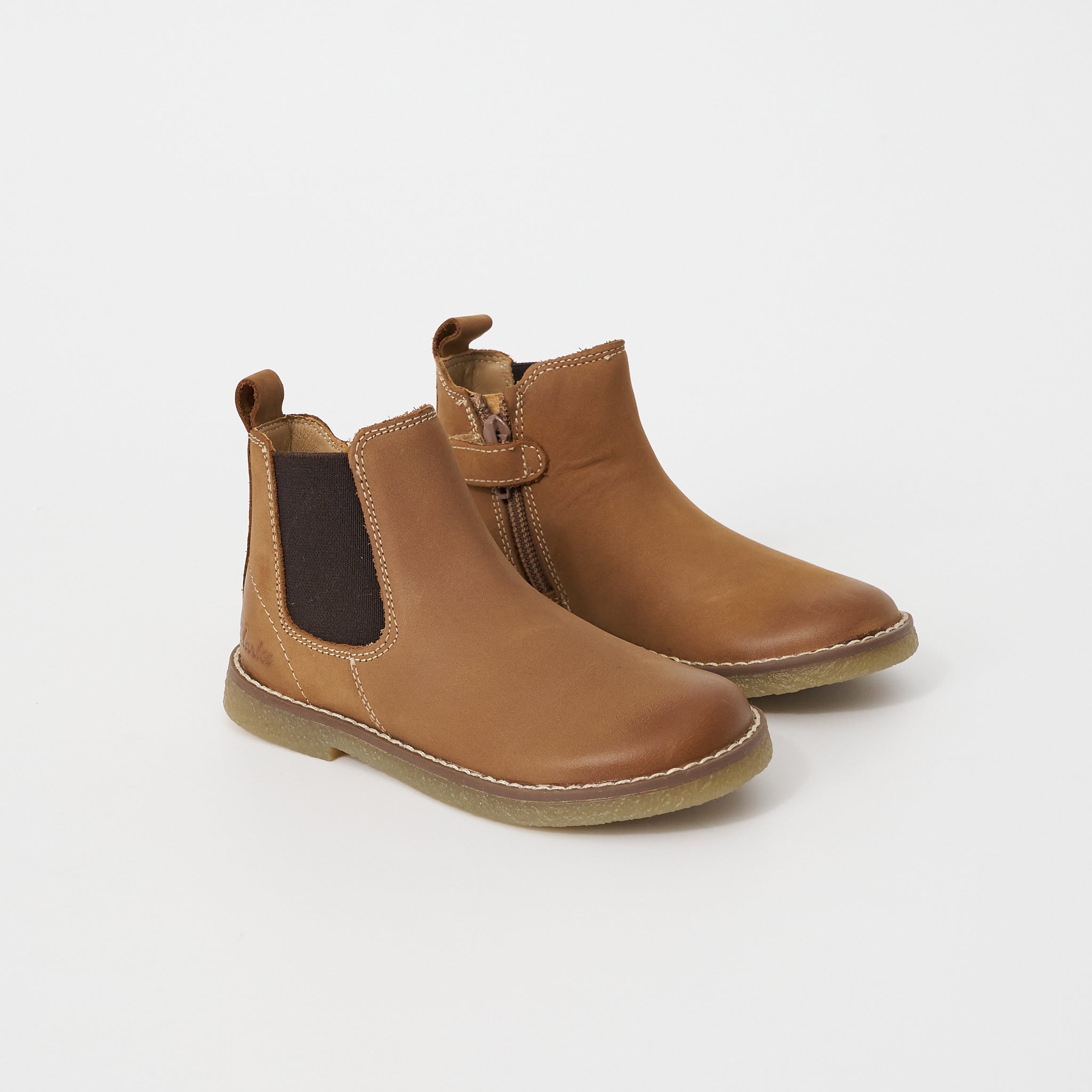 Clarks Chelsea II Junior Toddlers Leather Boots