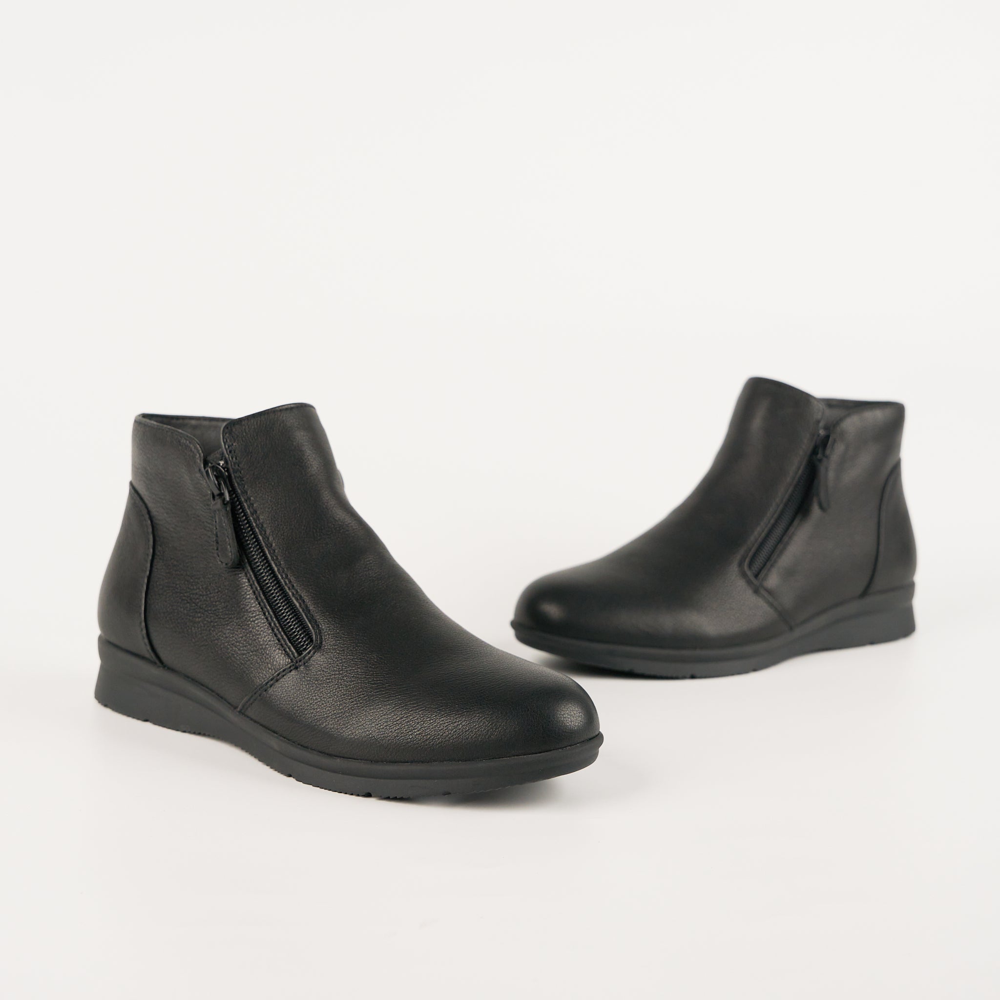 Nylah Leather Ankle Boots