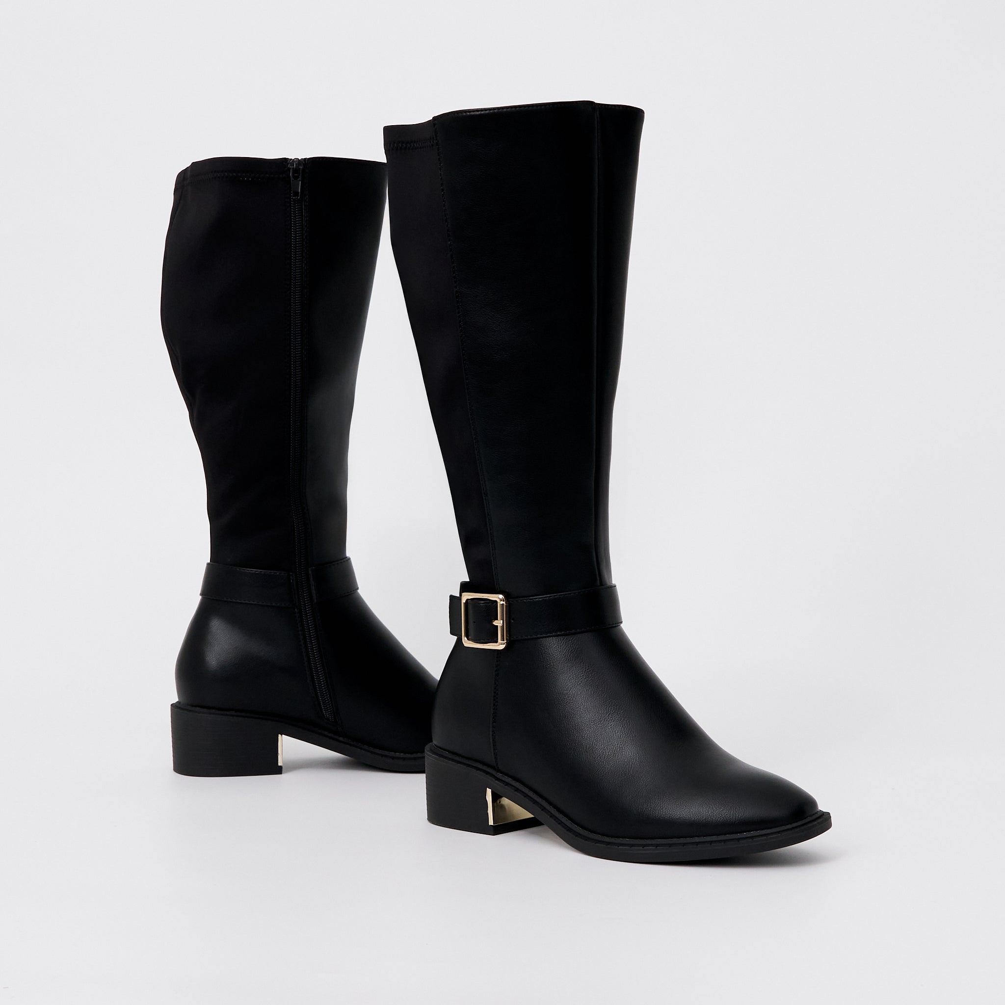 Life & Sole Eliana Women's Wide Fit Knee High Boots