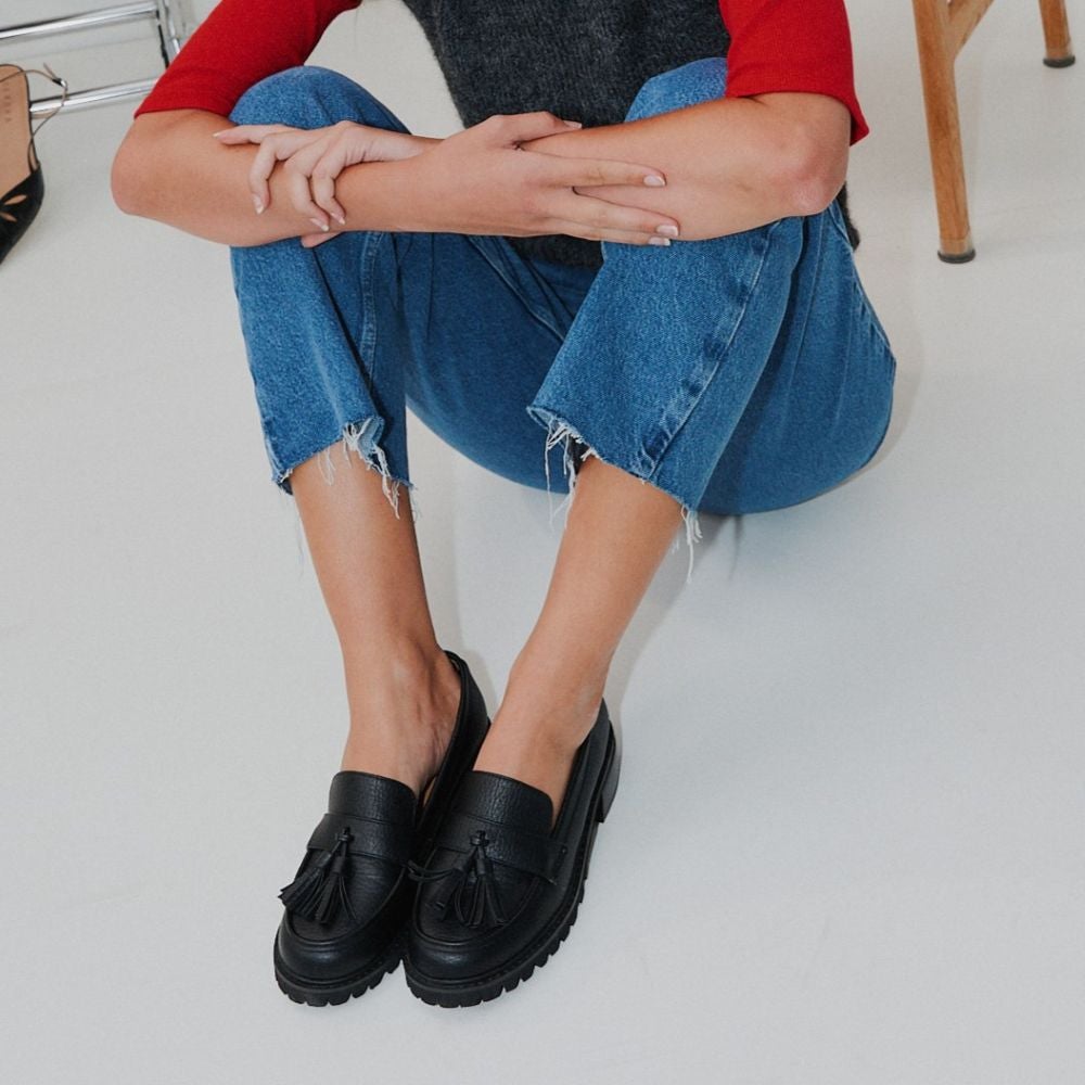 Sakura Soho Women's Tassle Loafers