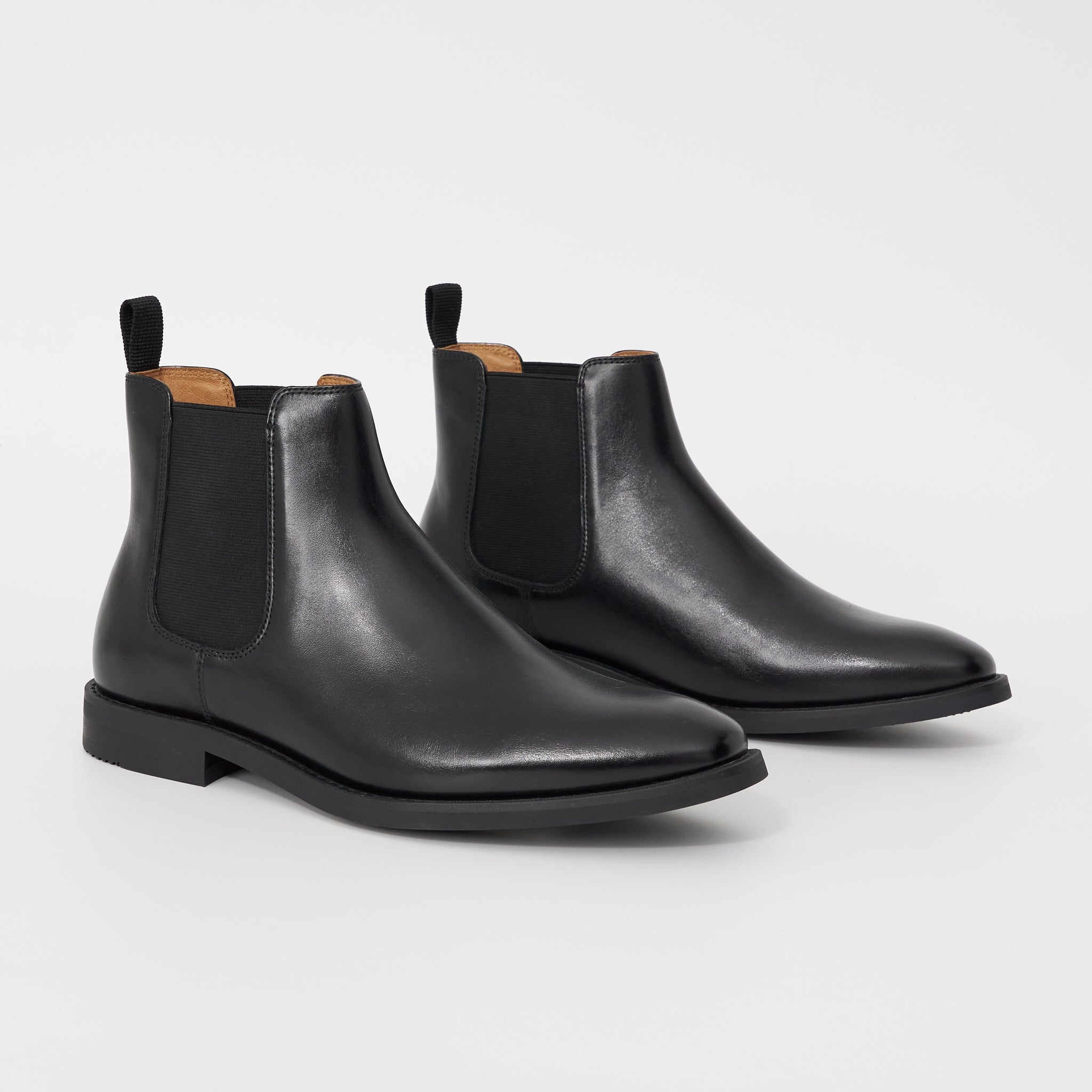 Hush Puppies Banjo Wide Fit Men's Leather Chelsea Boots