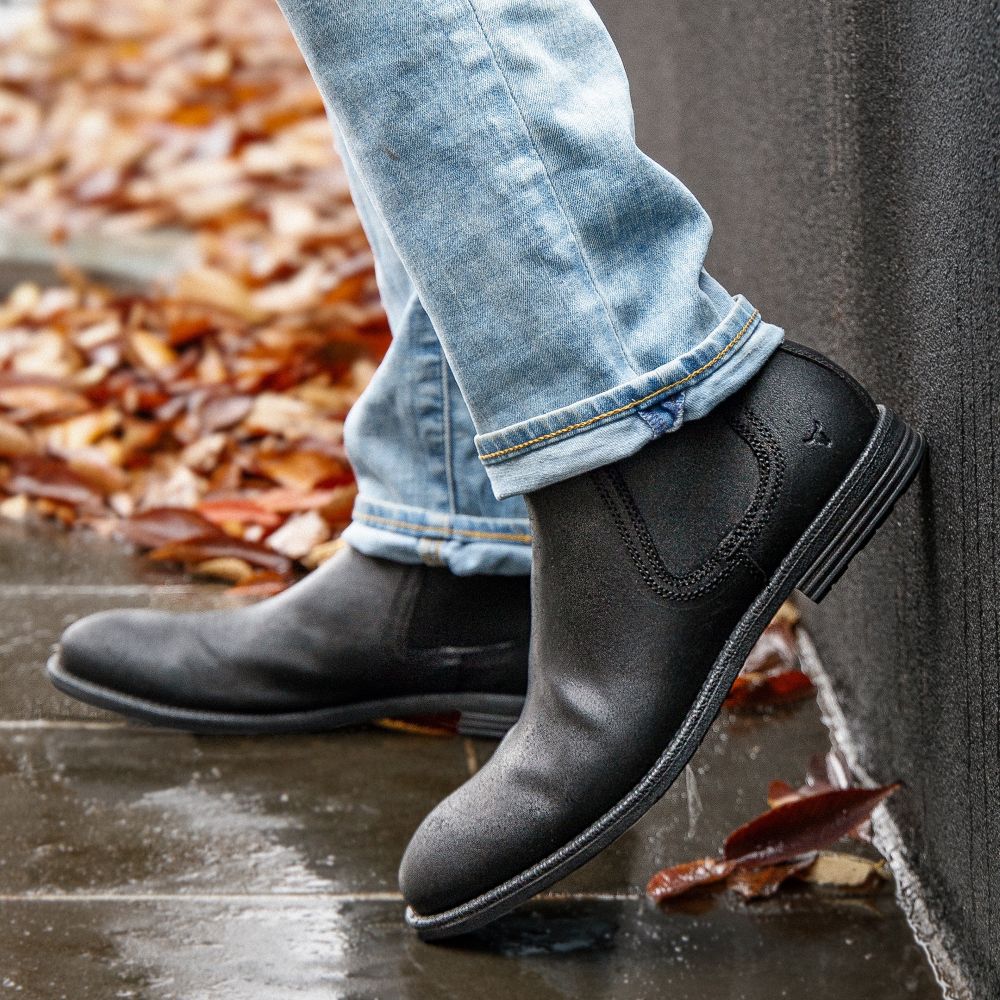 Windsor Smith Saxon Men's Oil Suede Chelsea Boots