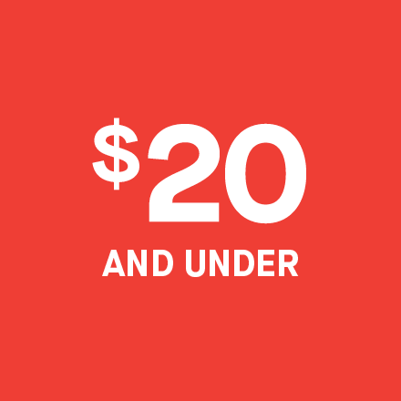 $20 and under
