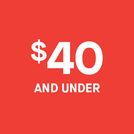 $40 and under