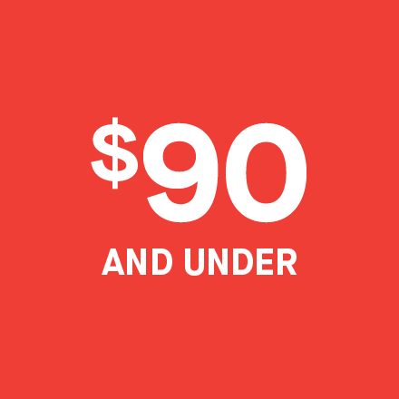 $90 and under