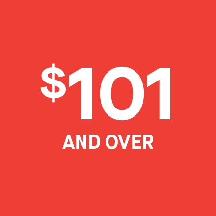 $101 and over