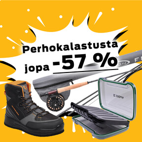 Perhokalastusta jopa -57 %!