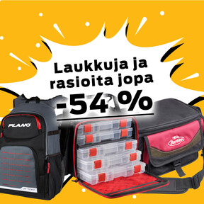 Laukkuja ja rasioita  jopa -54 %!