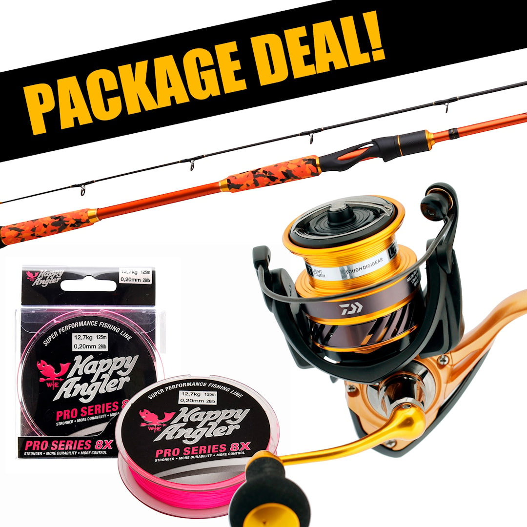 Patriot Fireball Xtreme Pike + Daiwa Aird LT avokelasetti kuitusiimalla