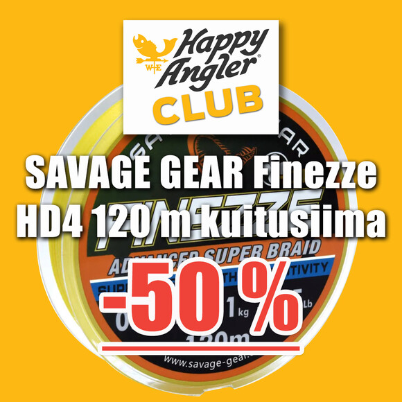 Savage Gear Finezze HD4 120 m kuitusiima -50%