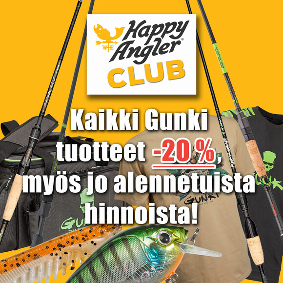 Kaikki Gunki tuotteet -20 %, myös jo alennetuista hinnoista!