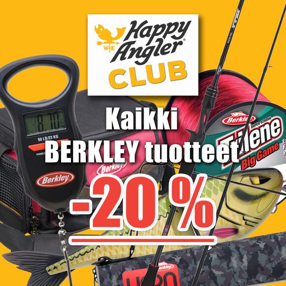 Kaikki Berkley tuotteet -20 %, myös jo alennetuista hinnoista!